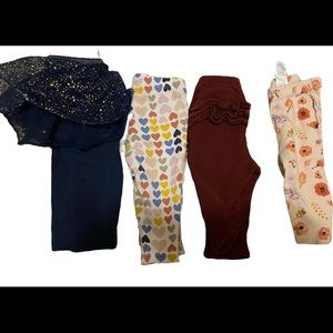 Baby Girl 3-6 Month Pant Lot